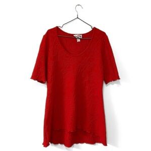 Joseph Ribkoff Red Tunic Top